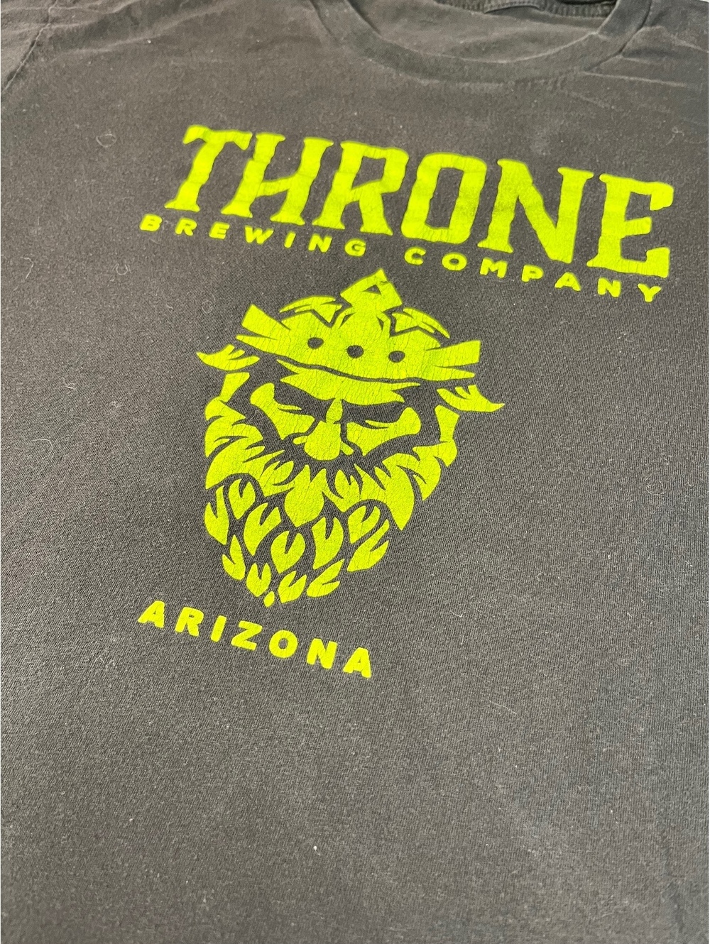 Throne Brewing Company Arizona Black Graphic T-Shirt